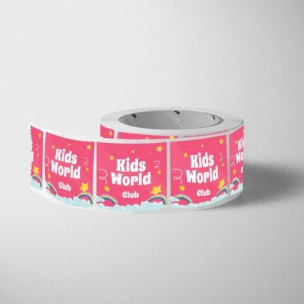 labels for kids | Kids Labels Printing | Premium Kids Roll Labels With White BOPP And Unwind Direction Left Of Copy | Print Magic