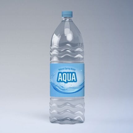 water bottle labels | Water Bottle Labels Printing | Popular Water Bottle Labels With Clear BOPP Paper And Unwind Direction Top Of Copy | Print Magic