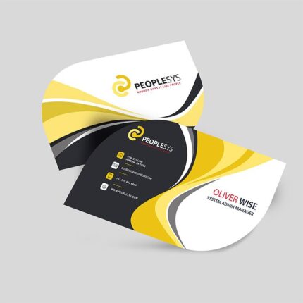 Leaf Business Cards | Leaf Business Cards printing | System Admin Manager | Premium Gloss and UV Coating both sides and print side Front only | Print Magic