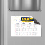 Horizontal Rectangle Magnetic Calendar | PrintMagic