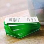 Ultra Thick Painted Edge Business Cards | Metallic Green Ultra Thick Painted Edge Business Cards | PrintMagic