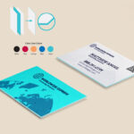 Aqua Core Color Ultra-thick Business Card Mover Packers Transport