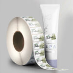 Name Labels White Bopp packaging products transparent labels water resistant shiny branding | printmagic