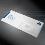 Custom Window Envelope with Bigger window with 1.5" Height and Outside Full Color Front Only with White Premium Opaque-70lb (Opaque Uncoated Text-70lb) Paper stock, Window on Right Side of the envelope | Custom Window Envelope | PrintMagic