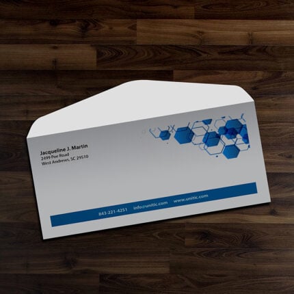 #10 Envelopes ( 9.5″ x 4.125″ ) | No10 Envelope Printing Front Only with White Premium Opaque-70lb (Opaque Uncoated Text-70lb) paper stock | PrintMagic