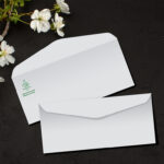 No10 Envelopes One Color Front Only 9.5x4.125 customized Business Greeting cards Invitation Budget #10 Pocket Window Self Seal Security Envelope | Printmagic