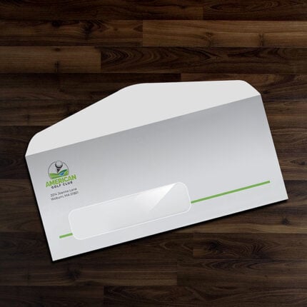 #9 Envelopes ( 8.875″ x 3.875″ ) | No9 Envelope Window Printing Front Only with White Premium Opaque-70lb (Opaque Uncoated Text-70lb) paper stock | PrintMagic
