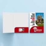 Pearl Metallic Presentation Folders | On Right Pocket Education Horizontal Business Card Slits and Print Folders that feel amazing to touch and are economical | Print Magic
