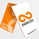 Ultra Thick Painted Edge Business Cards | Orange Ultra Thick Painted Edge Business Cards | PrintMagic