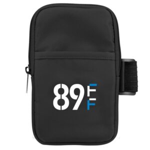 PR10381 1 Black BK DECORATED Bottle Buddy Water Bottle Pouch
