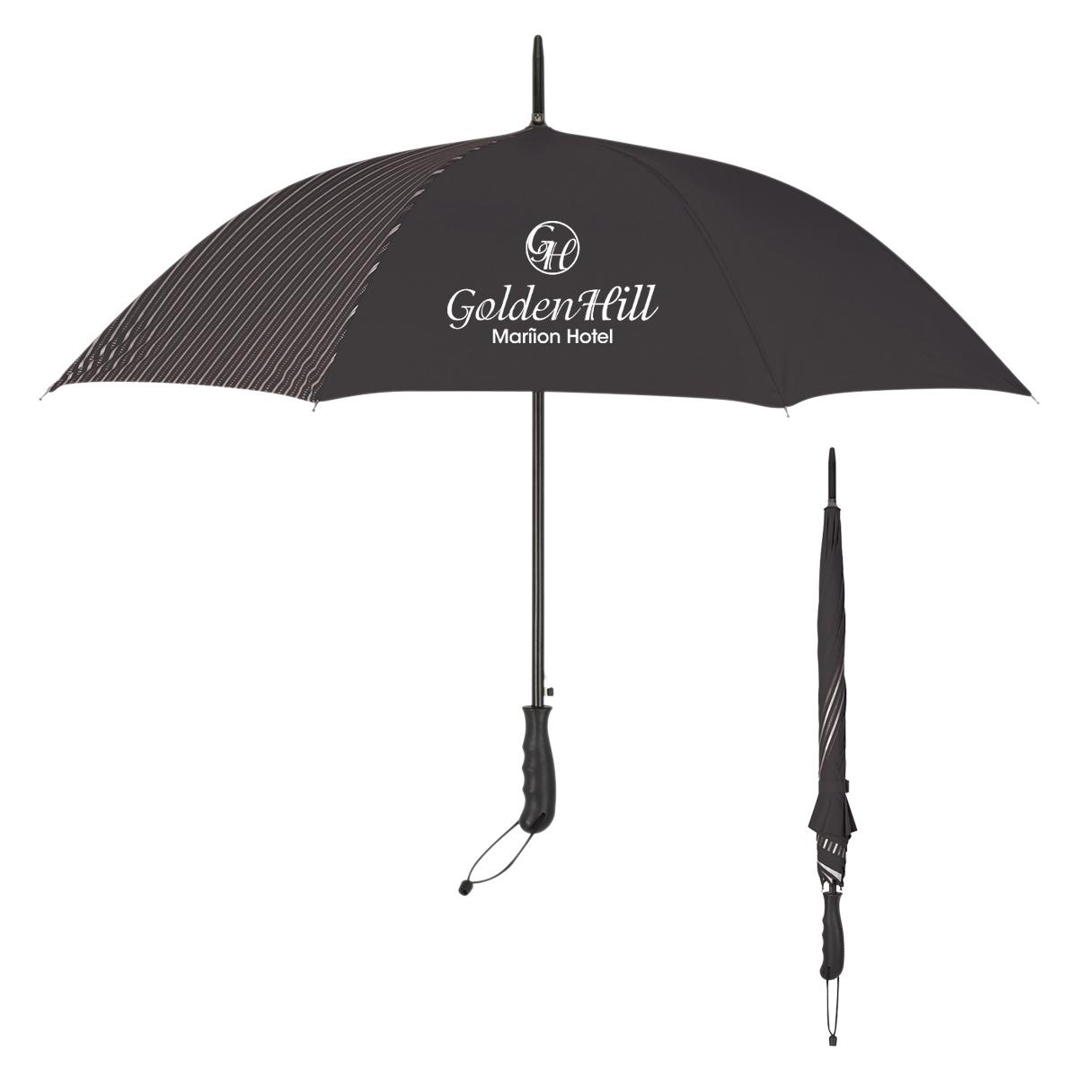 PR10505-46-Arc-Stripe-Accent-Panel-Umbrella.jpg PR10505 46 Arc Stripe Accent Panel Umbrella