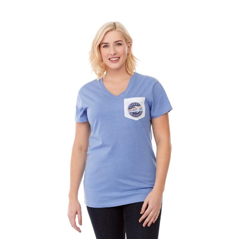 PR10759 Womens MONROE Short Sleeve Pocket Tee