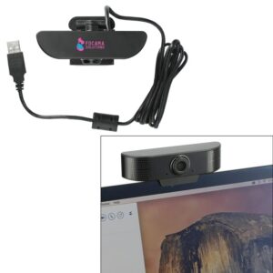 PR11085 1 Black BK DECORATED 1080P HD Webcam with Microphone