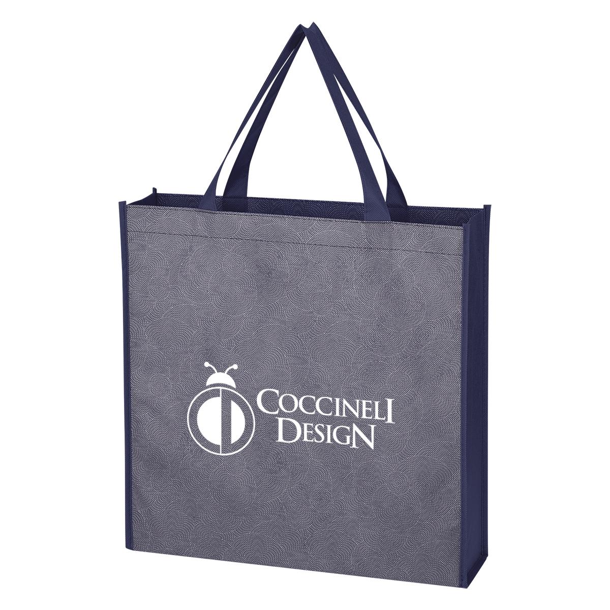 PR11621-Silver-Swirls-Non-Woven-Tote-Bag.jpg PR11621 Silver Swirls Non Woven Tote Bag