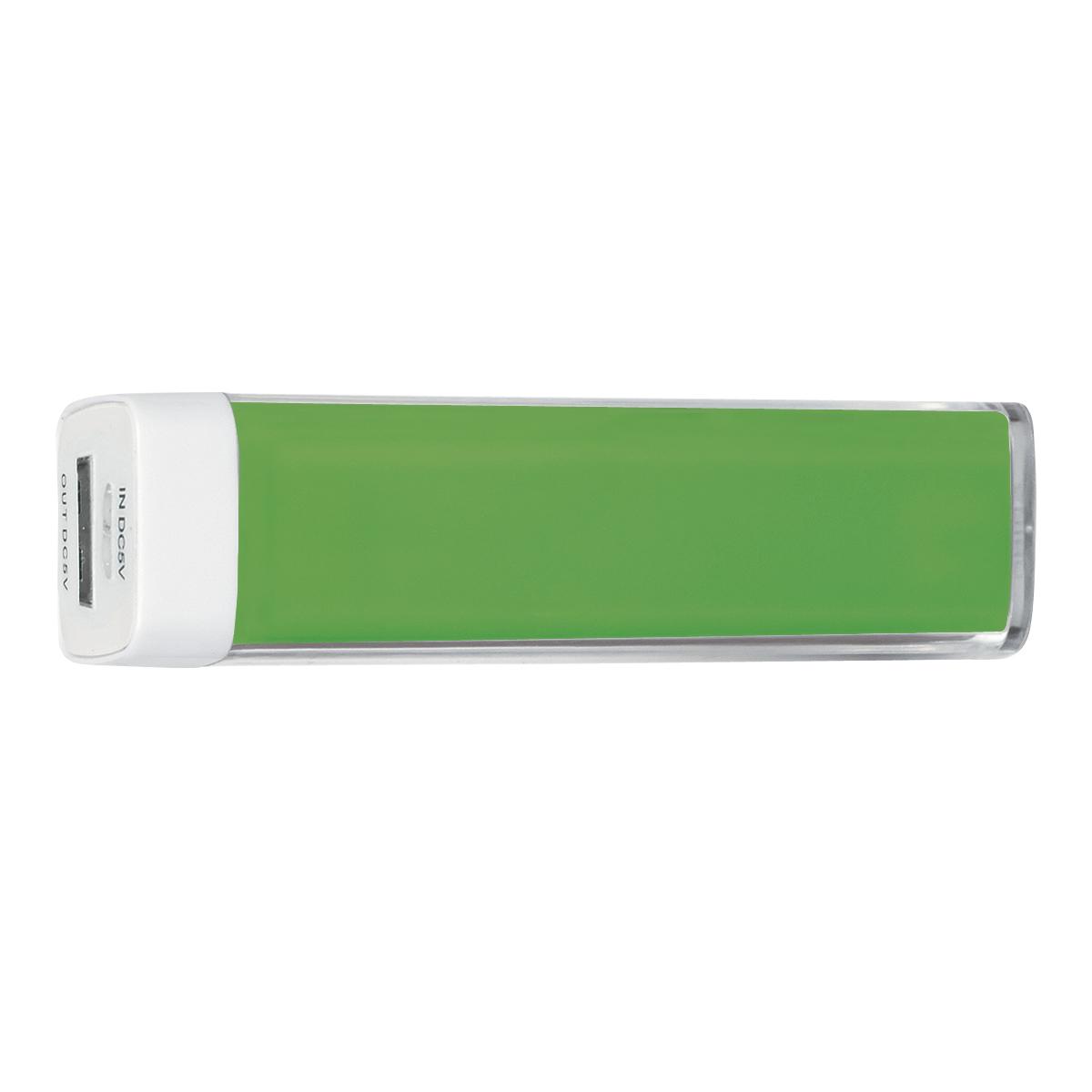 PR14529 4 GREEN DECORATED UL Listed 2200 mAh Charge It Up Portable Charger