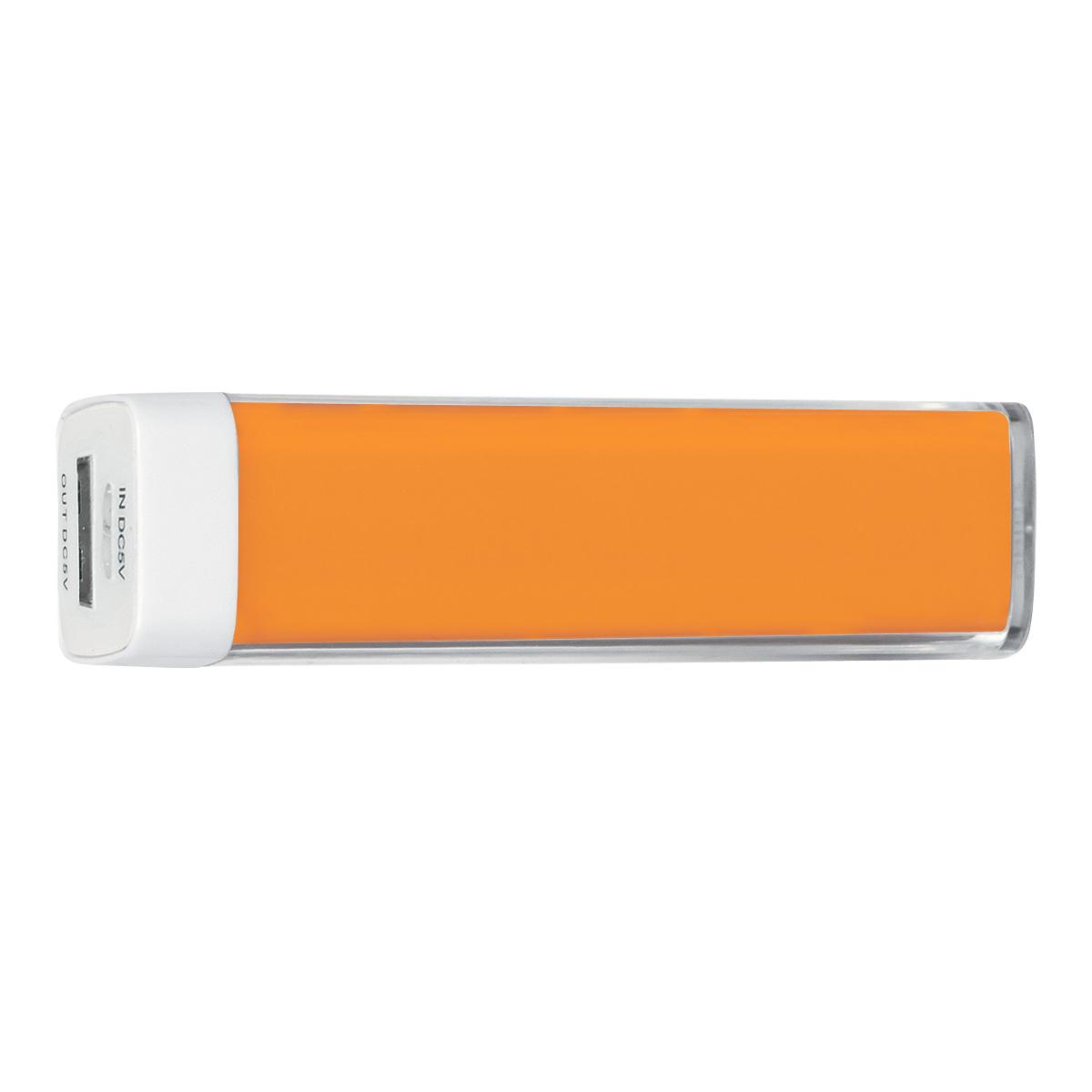 PR14529 6 ORANGE DECORATED UL Listed 2200 mAh Charge It Up Portable Charger