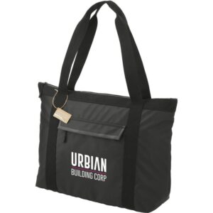 Custom Promotional Products 20 PR16153 1 Black BK DECORATED NBN All Weather Recycled Tote