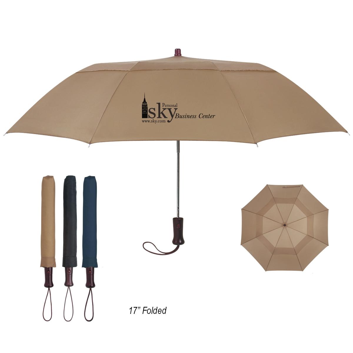 PR16411-44-Arc-Telescopic-Folding-Wood-Handle-Umbrella.jpg PR16411 44 Arc Telescopic Folding Wood Handle Umbrella