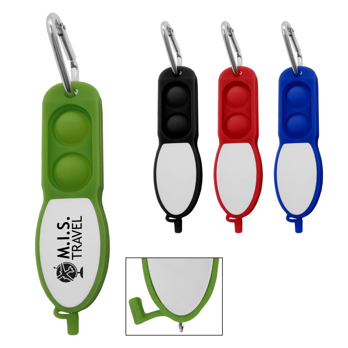 PR16899-Push-Pop-Pen-With-Carabiner.jpg PR16899 Push Pop Pen With Carabiner