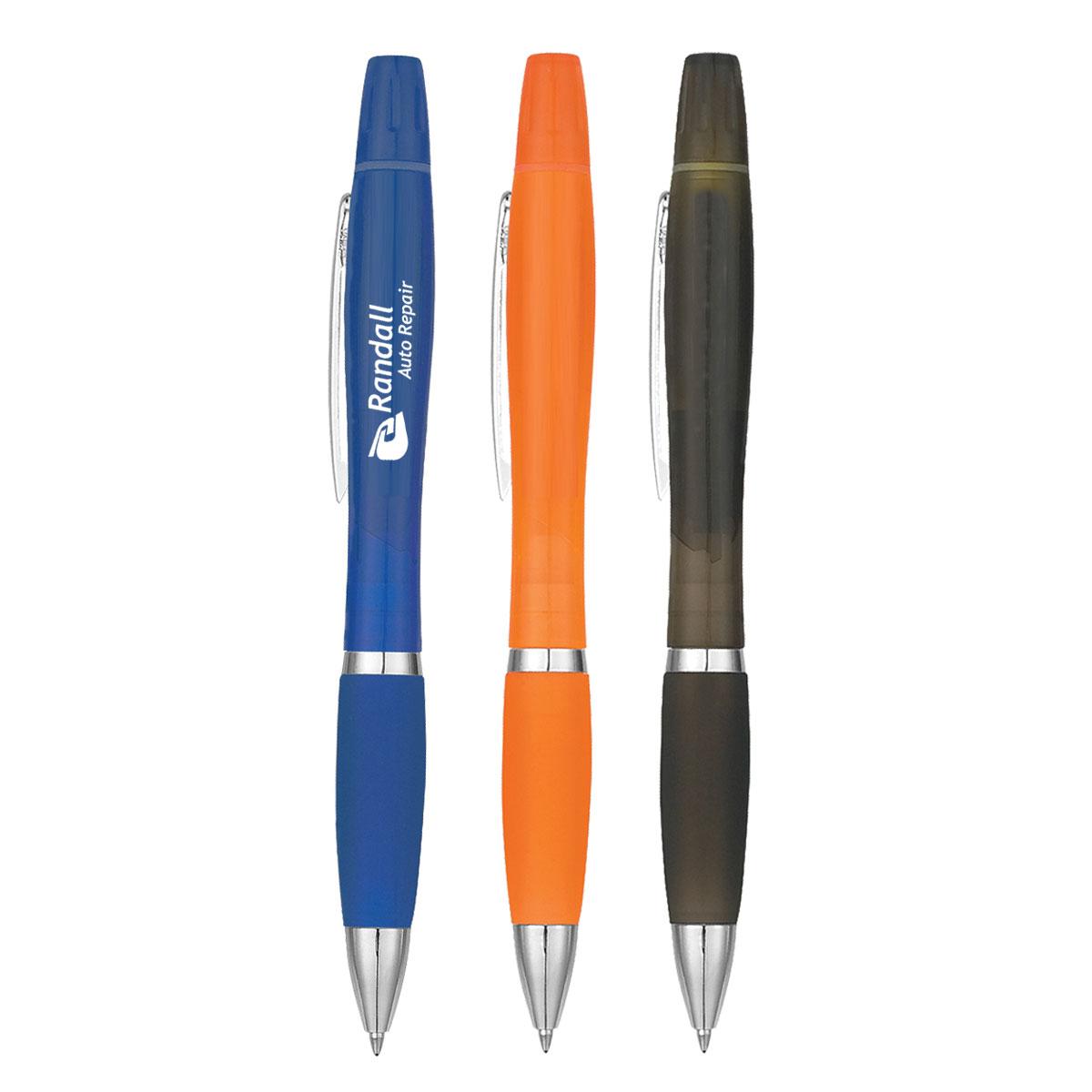 PR17007-Twin-Write-Pen-Highlighter-With-Antimicrobial-Additive.jpg PR17007 Twin Write Pen Highlighter With Antimicrobial Additive