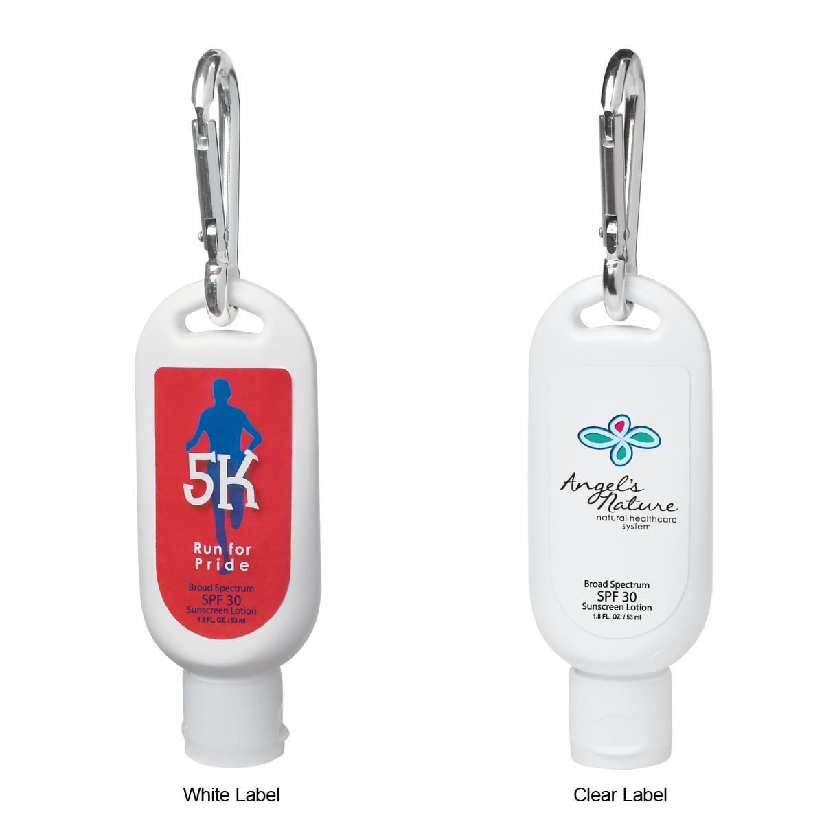 PR17151-1.8-Oz.-SPF-30-Sunscreen-With-Carabiner.jpg PR17151 1.8 Oz. SPF 30 Sunscreen With Carabiner