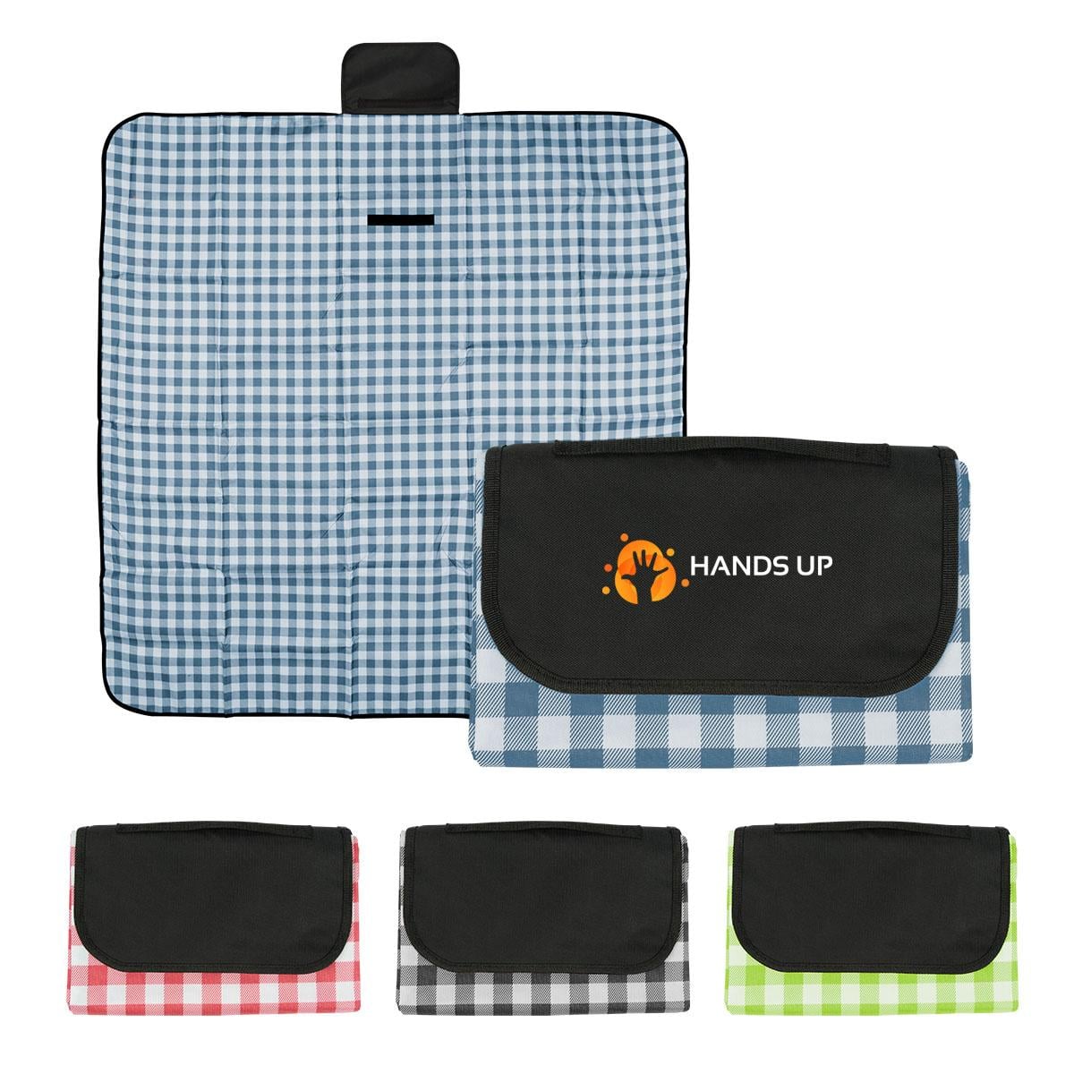 PR18037-Gingham-Roll-Up-Picnic-Blanket.jpg PR18037 Gingham Roll Up Picnic Blanket