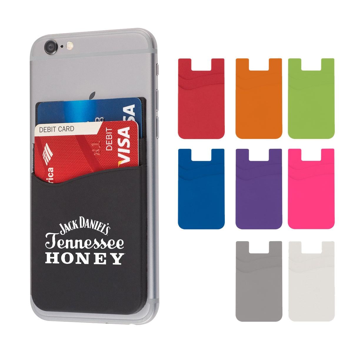 PR19035-Dual-Pocket-Silicone-Phone-Wallet.jpg PR19035 Dual Pocket Silicone Phone Wallet