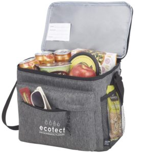 Custom Promotional Products 2 PR19119 1 Graphite GA DECORATED Vila Recycled 12 Can Lunch Cooler