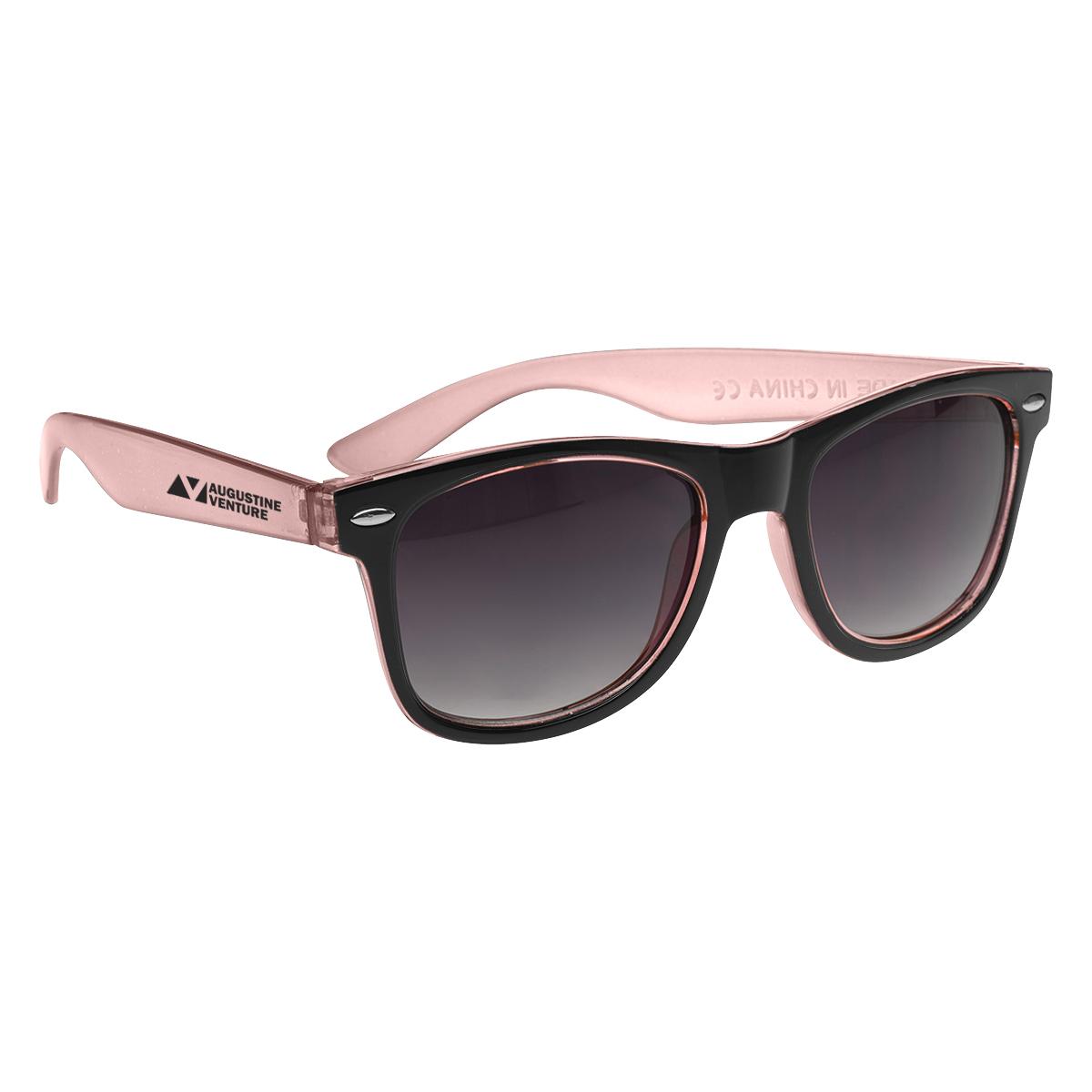 PR19477-Two-Tone-Translucent-Malibu-Sunglasses.jpg PR19477 Two Tone Translucent Malibu Sunglasses