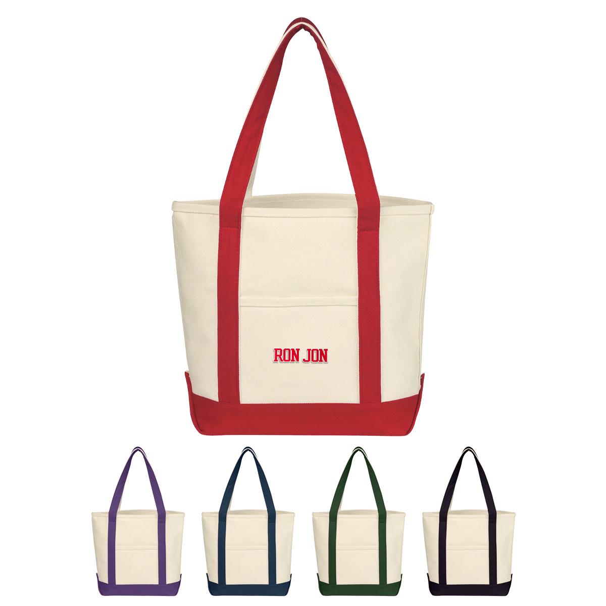 PR21091-Small-Starboard-Cotton-Canvas-Tote-Bag-With-Tackle-Twill-Patch.jpg PR21091 Small Starboard Cotton Canvas Tote Bag With Tackle Twill Patch