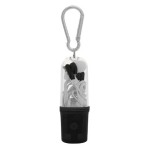 Custom Promotional Products 18 PR21305 1 TRANSLUCENT BLACK DECORATED Earbuds With Flashlight Case