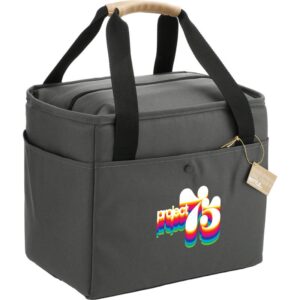 Custom Promotional Products 10 PR21465 1 Graphite GA DECORATED Aft Recycled rPET 12 Can Cooler