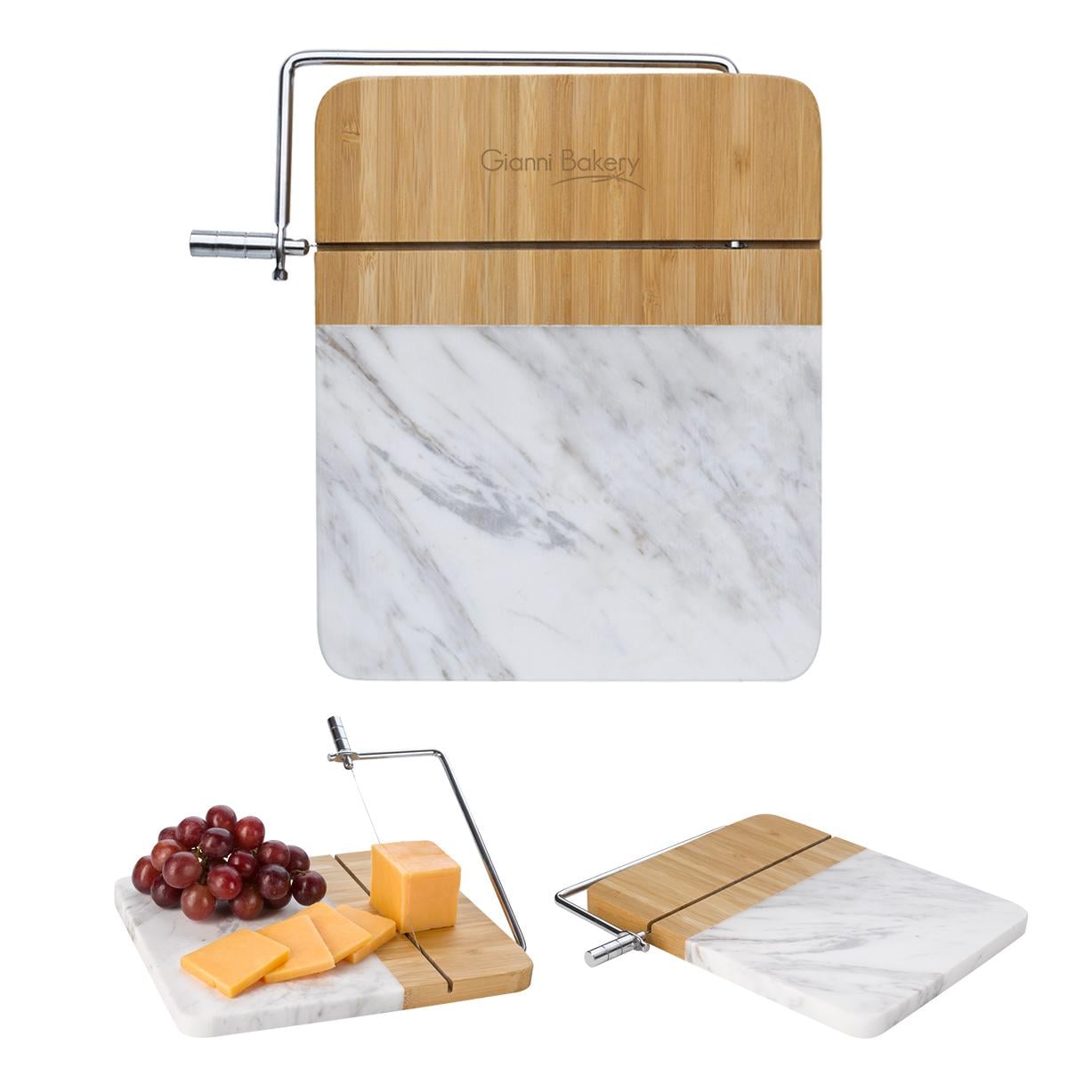 PR21477-Marble-and-Bamboo-Cheese-Cutting-Board-With-Slicer.jpg PR21477 Marble and Bamboo Cheese Cutting Board With Slicer