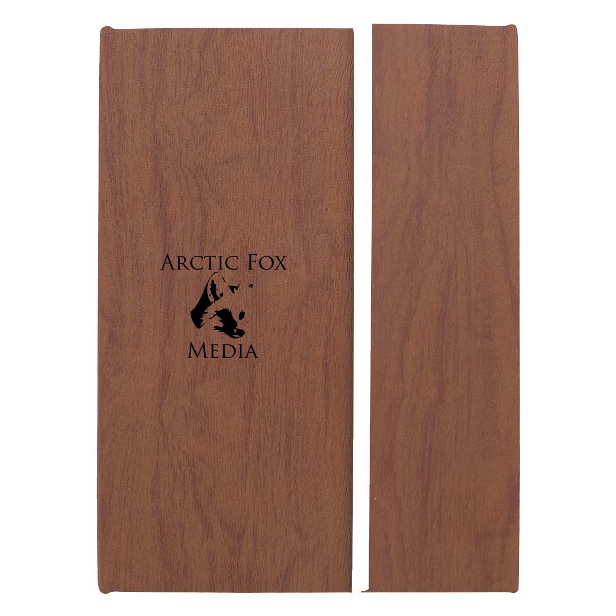 PR21679-Woodgrain-Padfolio-With-Sticky-Notes-And-Flags.jpg PR21679 Woodgrain Padfolio With Sticky Notes And Flags