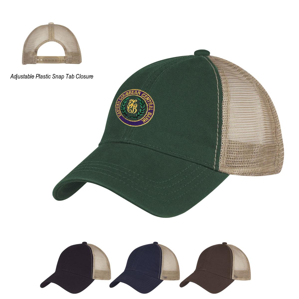 PR21807-Washed-Cotton-Mesh-Back-Cap.jpg PR21807 Washed Cotton Mesh Back Cap