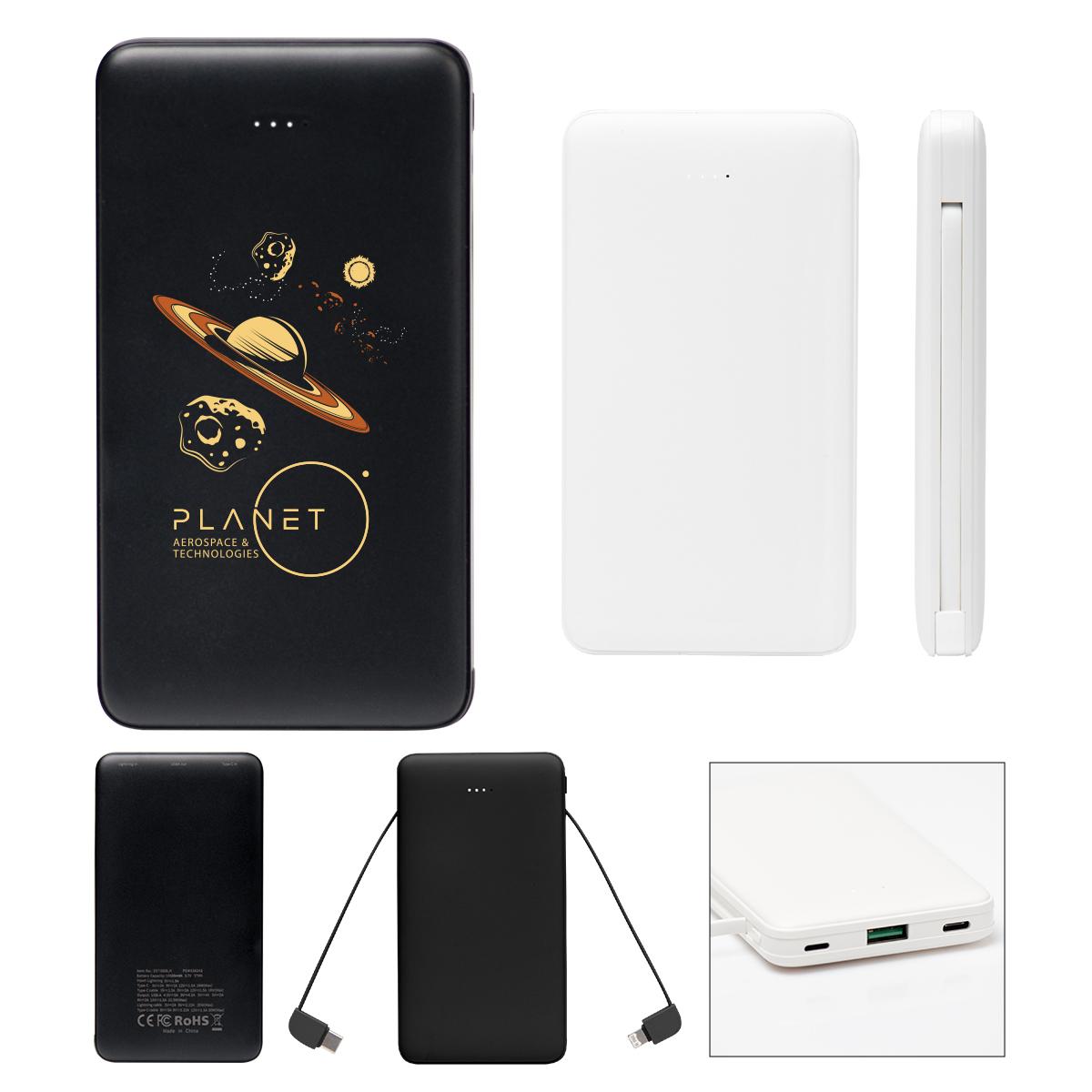 PR21831-10000-mAh-Power-Bank-With-Integrated-Cables.jpg PR21831 10000 mAh Power Bank With Integrated Cables