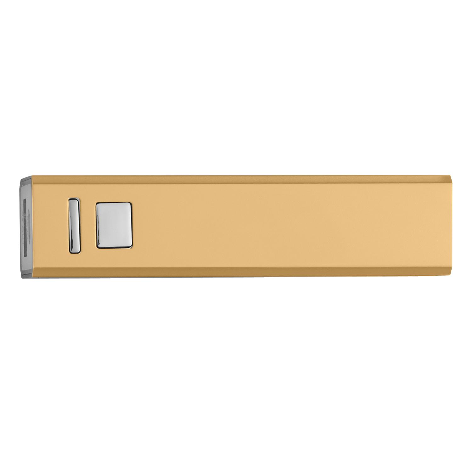 PR21993 3 GOLD DECORATED UL Listed 2200 mAh On The Go Portable Charger