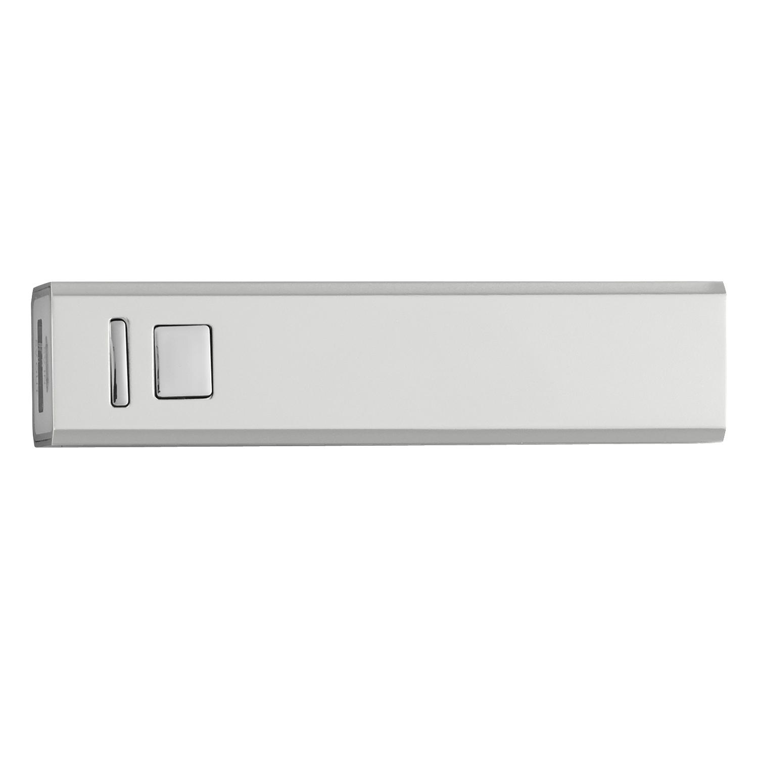 PR21993 6 SILVER DECORATED UL Listed 2200 mAh On The Go Portable Charger