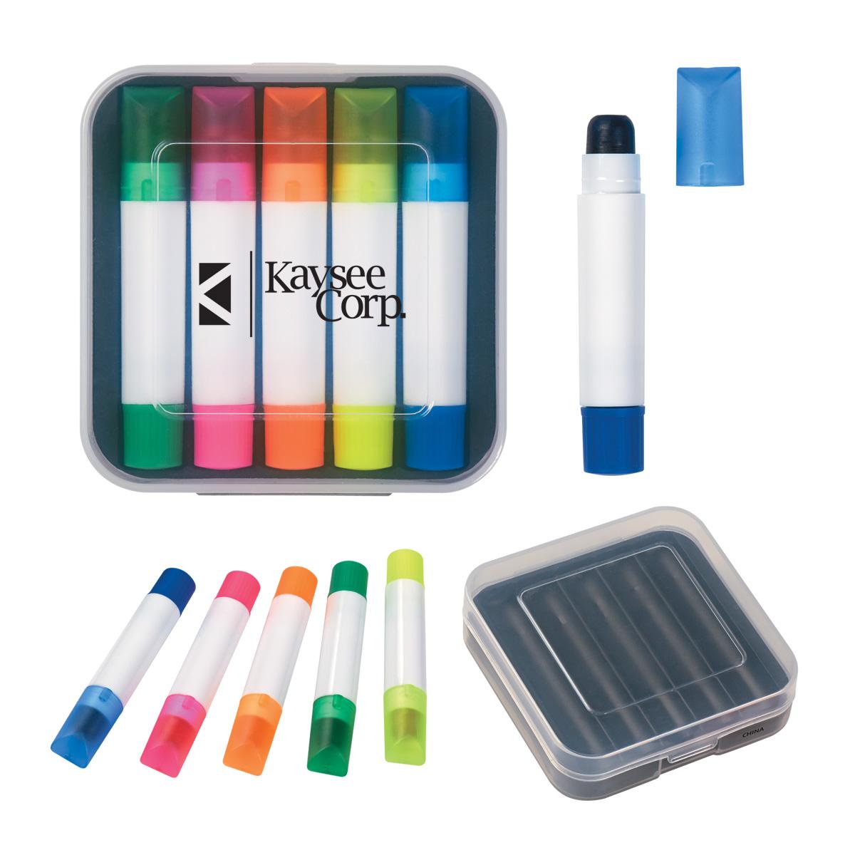 PR22555-Set-Of-5-Gel-Wax-Highlighters.jpg PR22555 Set Of 5 Gel Wax Highlighters