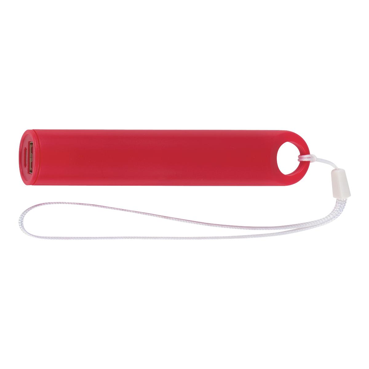 PR22589 2 RED DECORATED UL Listed Cylindrical Charger With Wrist Strap