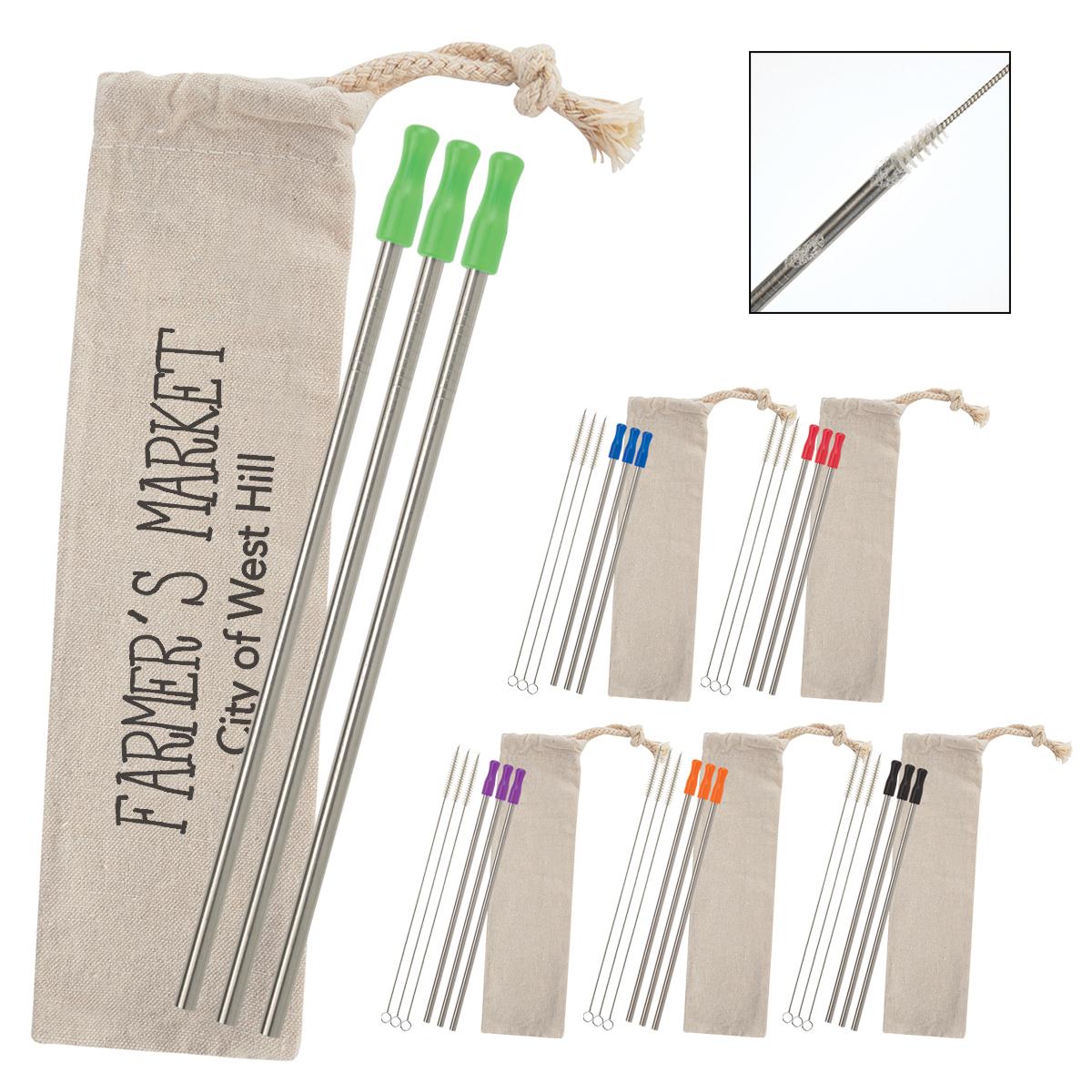 PR22683-3-Pack-Stainless-Straw-Kit-with-Cotton-Pouch.jpg PR22683 3 Pack Stainless Straw Kit with Cotton Pouch
