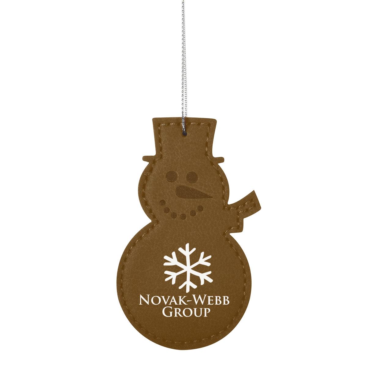 PR22851-LEATHERETTE-ORNAMENT-SNOWMAN.jpg PR22851 LEATHERETTE ORNAMENT SNOWMAN