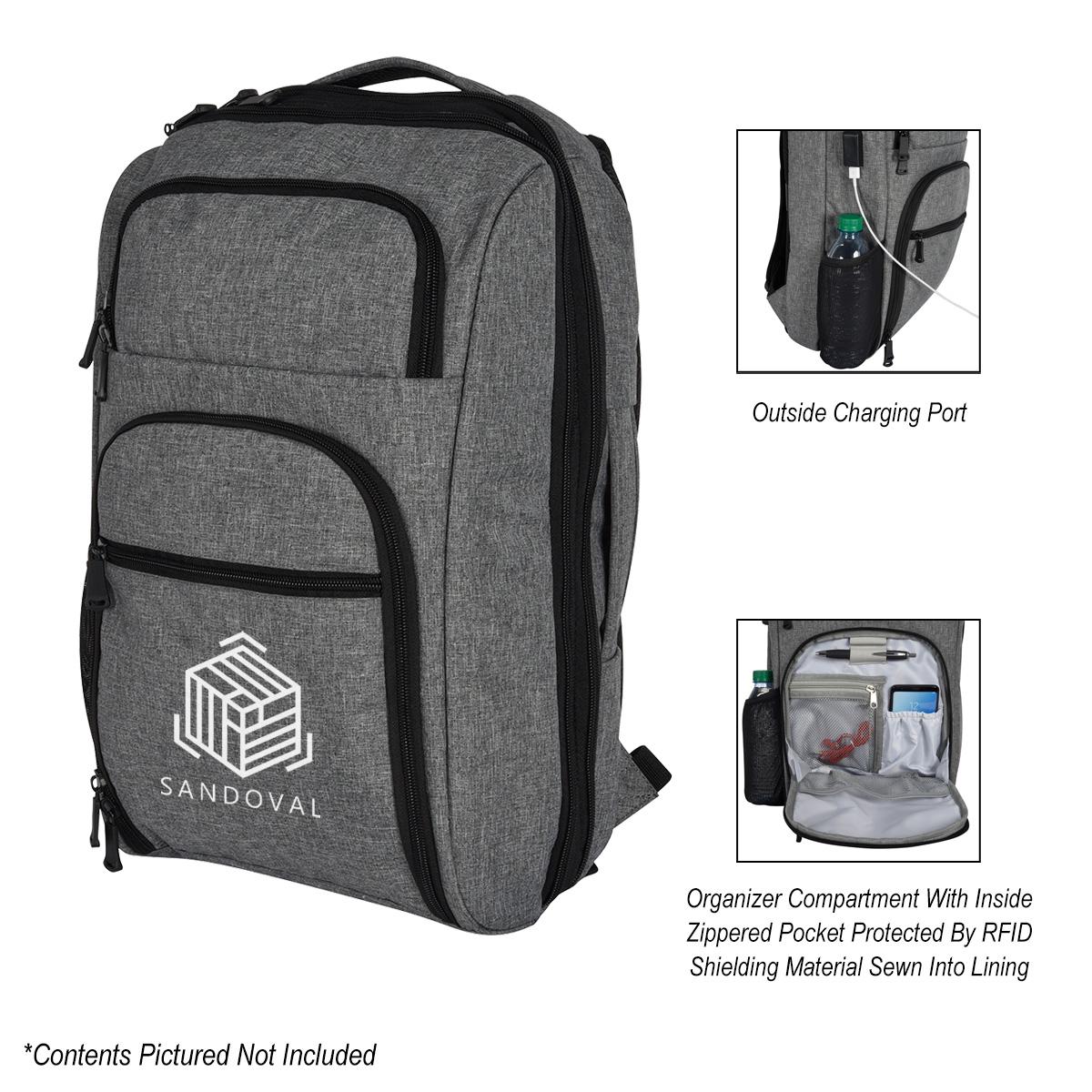 PR24315-HEATHERED-RFID-LAPTOP-BACKPACK-BRIEFCASE.jpg PR24315 HEATHERED RFID LAPTOP BACKPACK BRIEFCASE