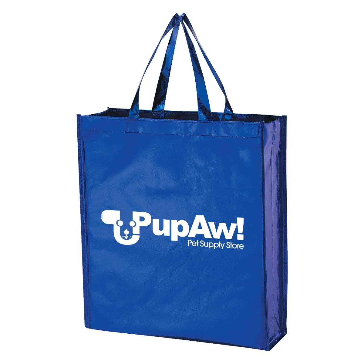 PR25613-Metallic-Non-Woven-Shopper-Tote-Bag.jpg PR25613 Metallic Non Woven Shopper Tote Bag