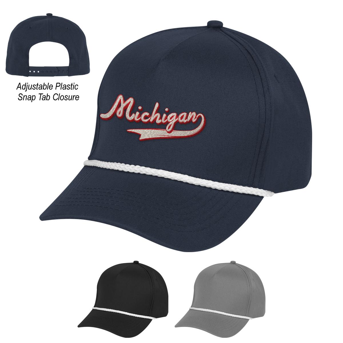 PR26191-Caddie-Cotton-Twill-Rope-Cap.jpg PR26191 Caddie Cotton Twill Rope Cap
