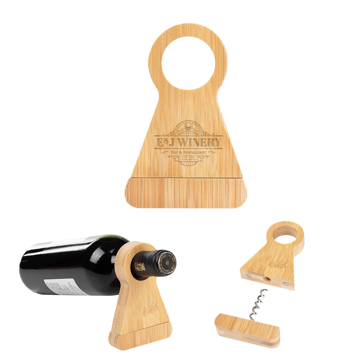 PR26429-Bamboo-Wine-Bottle-Stand-With-Corkscrew.jpg PR26429 Bamboo Wine Bottle Stand With Corkscrew