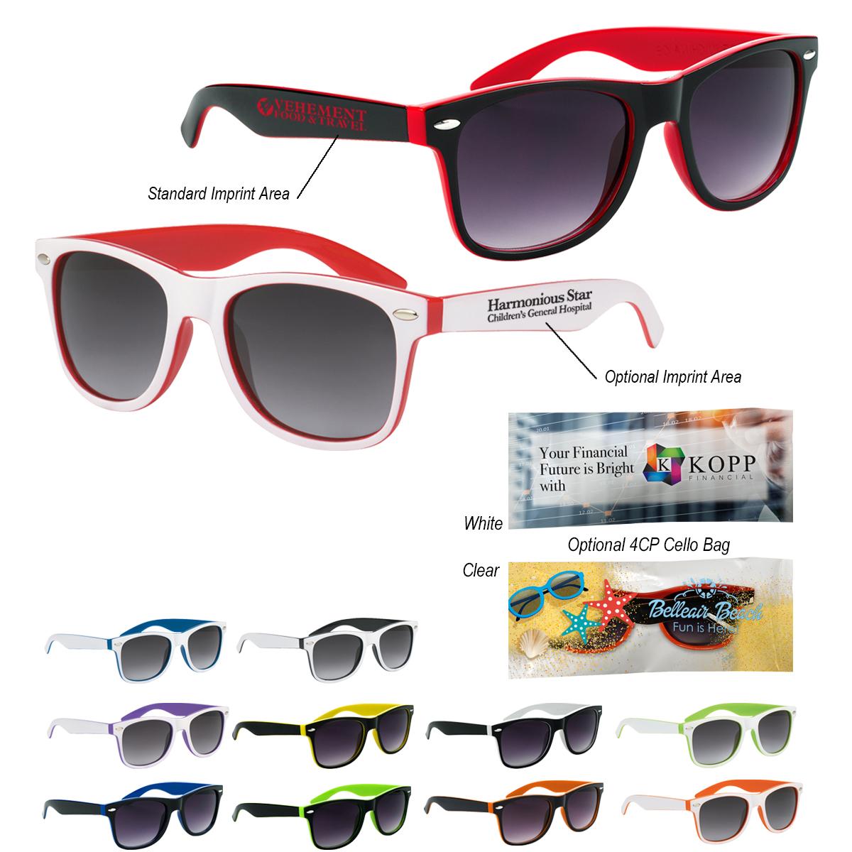 PR27381-Two-Tone-Malibu-Sunglasses.jpg PR27381 Two Tone Malibu Sunglasses