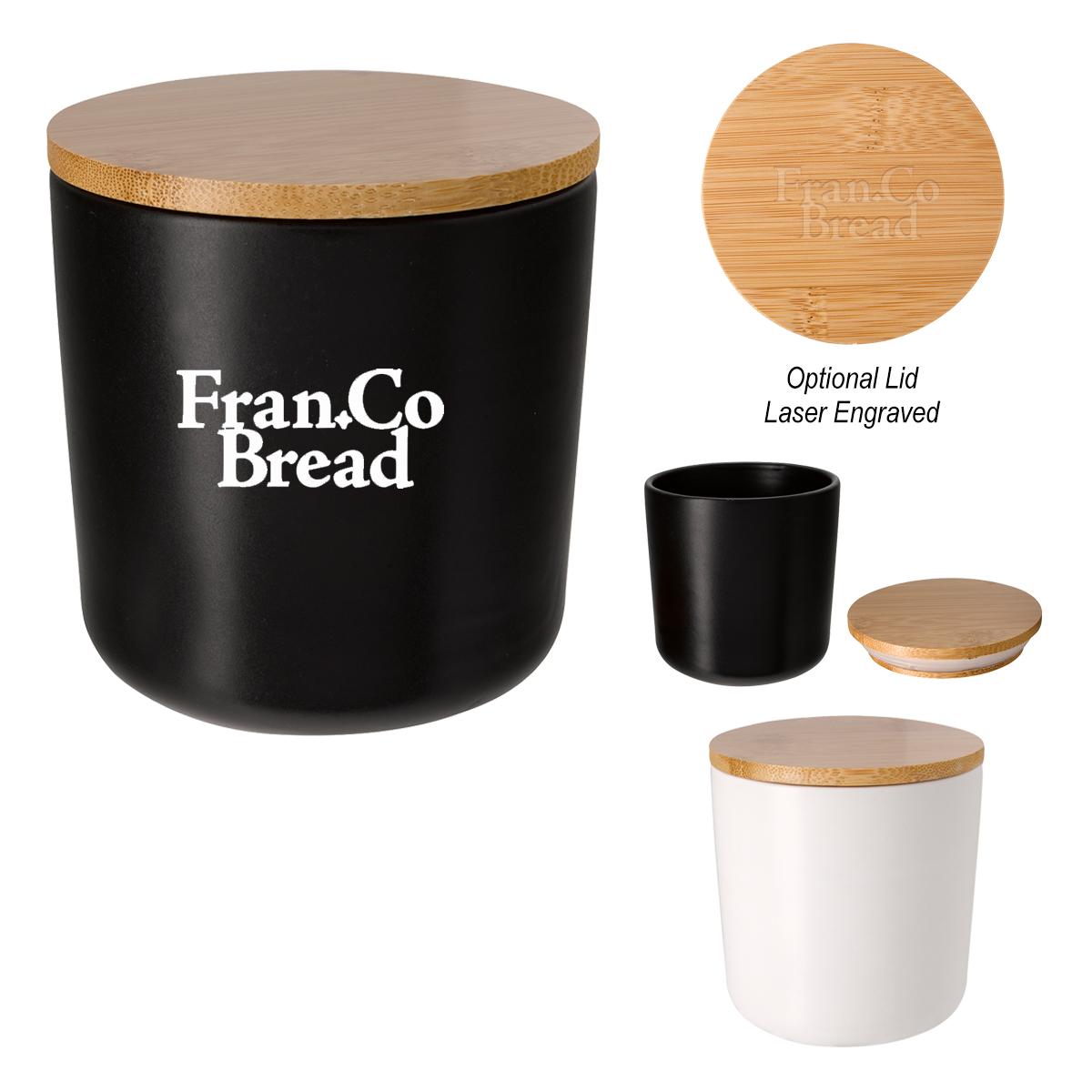 PR27607-17-Oz.-Ceramic-Container-With-Bamboo-Lid.jpg PR27607 17 Oz. Ceramic Container With Bamboo Lid