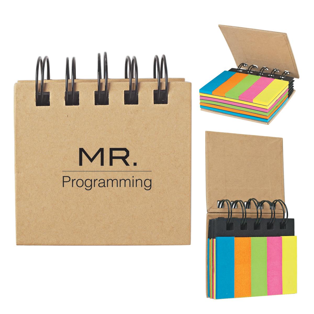 PR27701-Spiral-Book-With-Sticky-Notes-And-Flags.jpg PR27701 Spiral Book With Sticky Notes And Flags