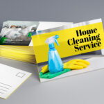 Painted Edge Postcards Yellow Direct Mail EDDM Holiday Travel Promotion Marketing Restaurant Real Estate Personalized Events | Printmagic
